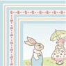 Dollhouse Miniature Rug: Bunny Parade